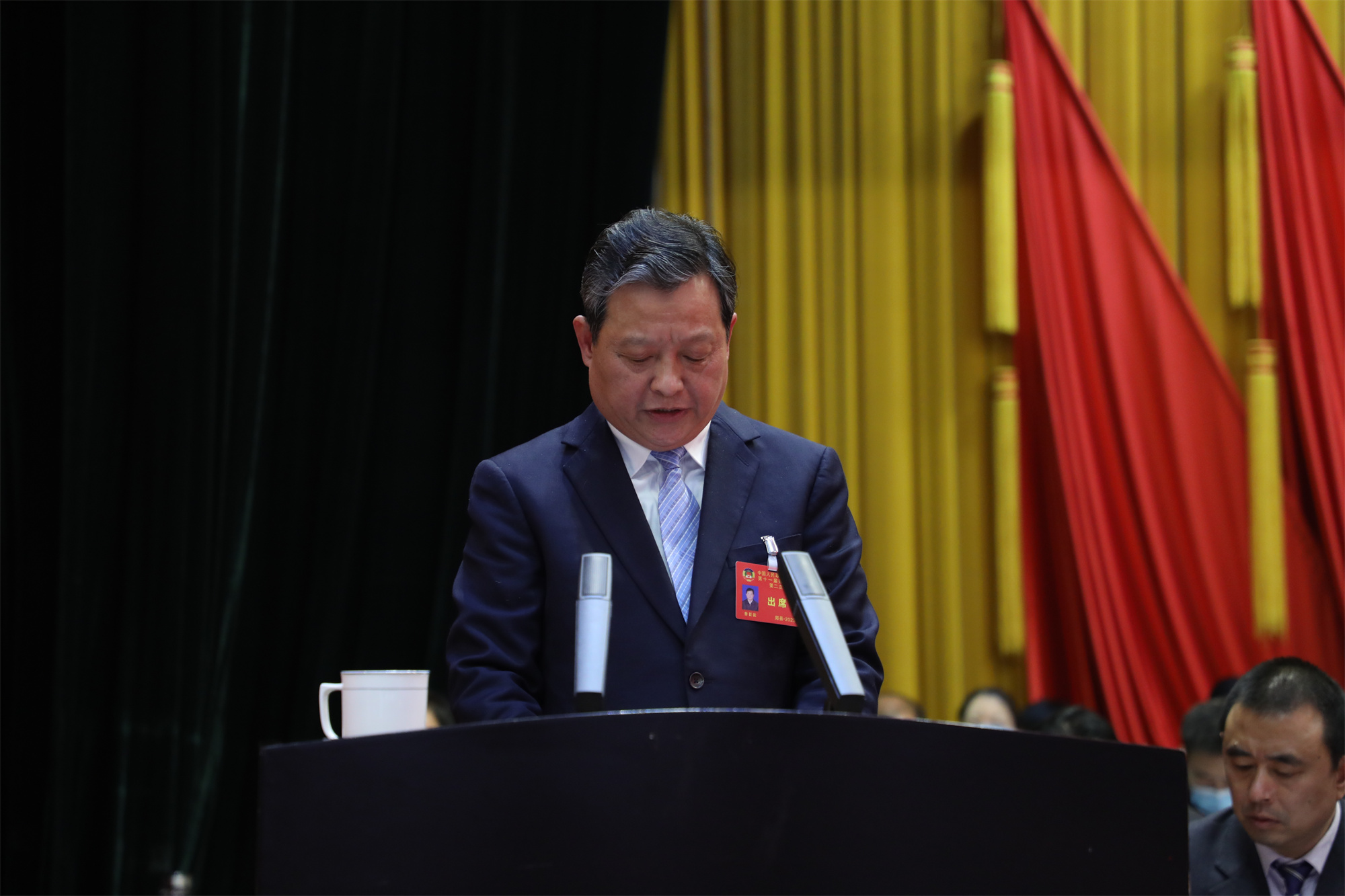 2013年1月30日政协第十一届郏县委员会第二次会议开幕2.jpg