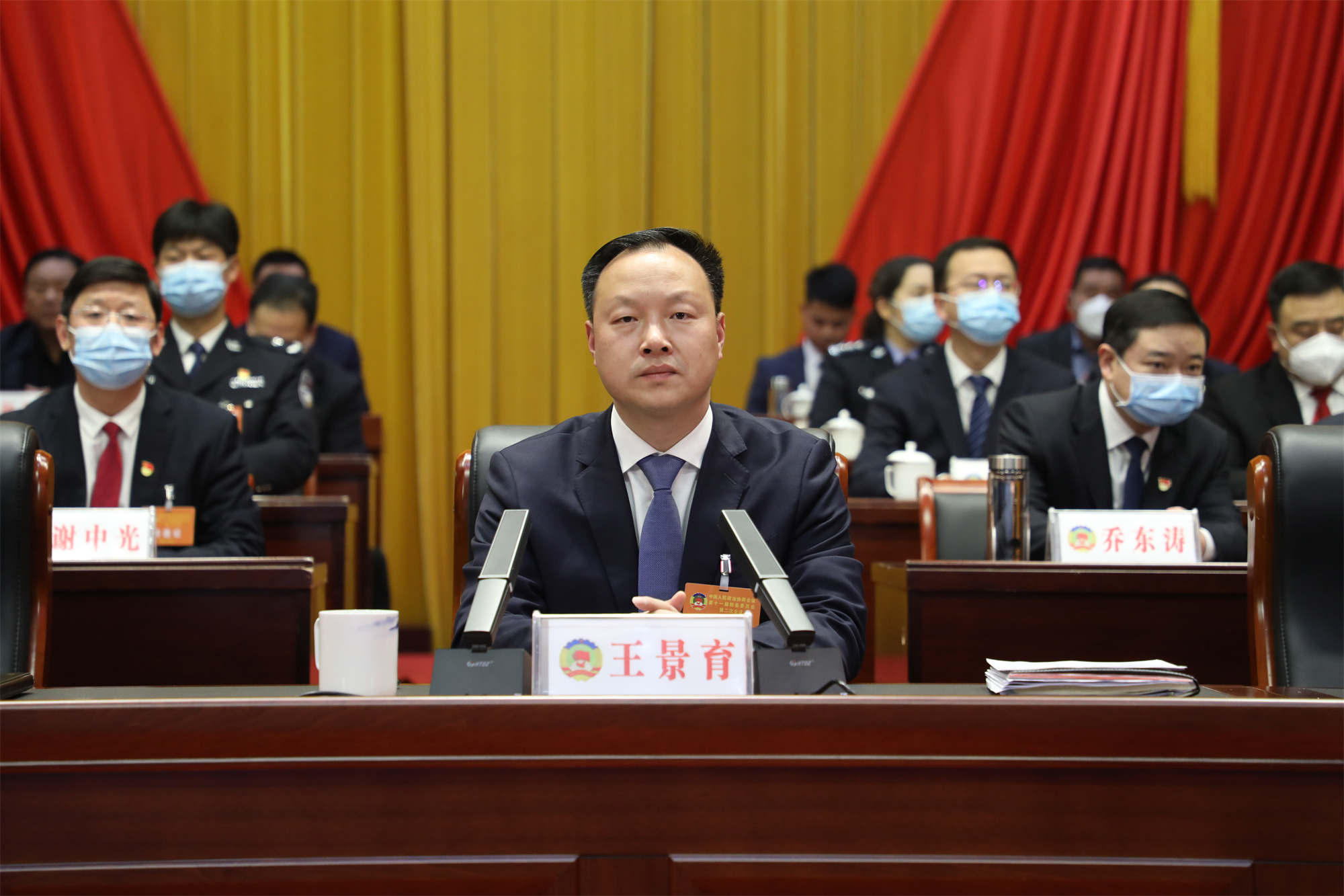 2013年1月30日政协第十一届郏县委员会第二次会议开幕3.jpg
